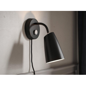 copy of Sway Vägglampa 26cm USB Svart Skyltex