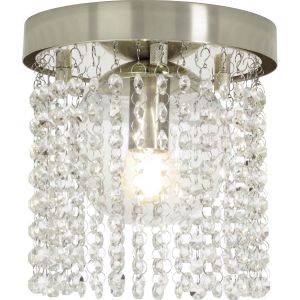 Claudia Plafond 20cm Krom/Klar IP44