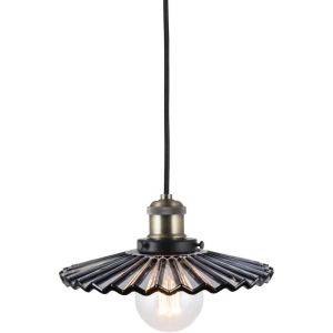 Cobbler Fönsterlampa 25cm E27 Antikmässing/Rök