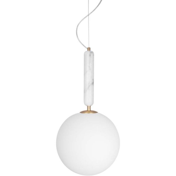 Torrano Taklampa 30cm E14 Vit/Opalvit