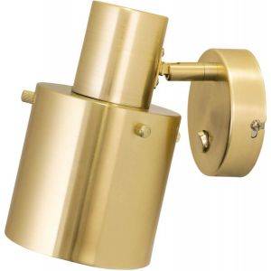 Clark 1 Vägglampa E27 Borstad Mässing