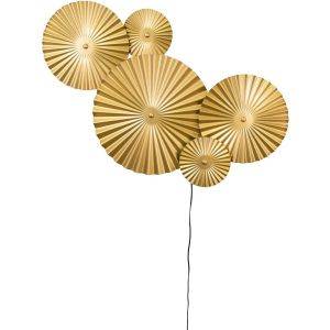 Omega Vägglampa 70cm LED 4,2W Borstad Mässing