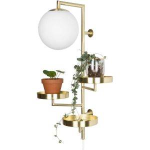 Astoria Vägglampa 62cm G9 Borstad Mässing