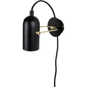 Swan Mini Vägglampa Svart/Mässing