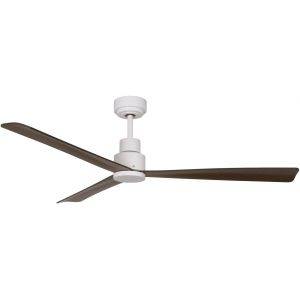 Fenix 132cm Takfläkt Vit Motor, Valnöts Blad