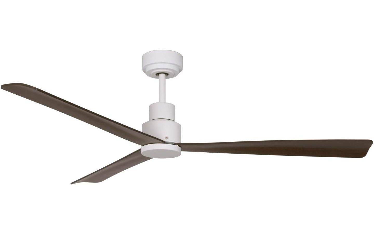 Fenix 132cm Takfläkt Vit Motor, Valnöts Blad