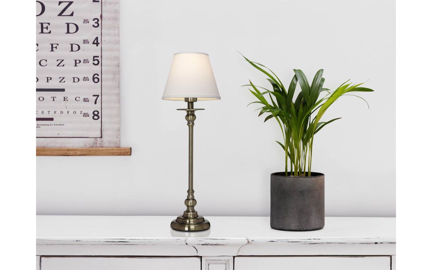 Sophie Lampfot 39cm Antik