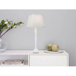 Linne Lampskärm Rektangulär 24cm Vit
