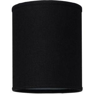 Linne Lampskärm Cylinder Ø15cm Svart
