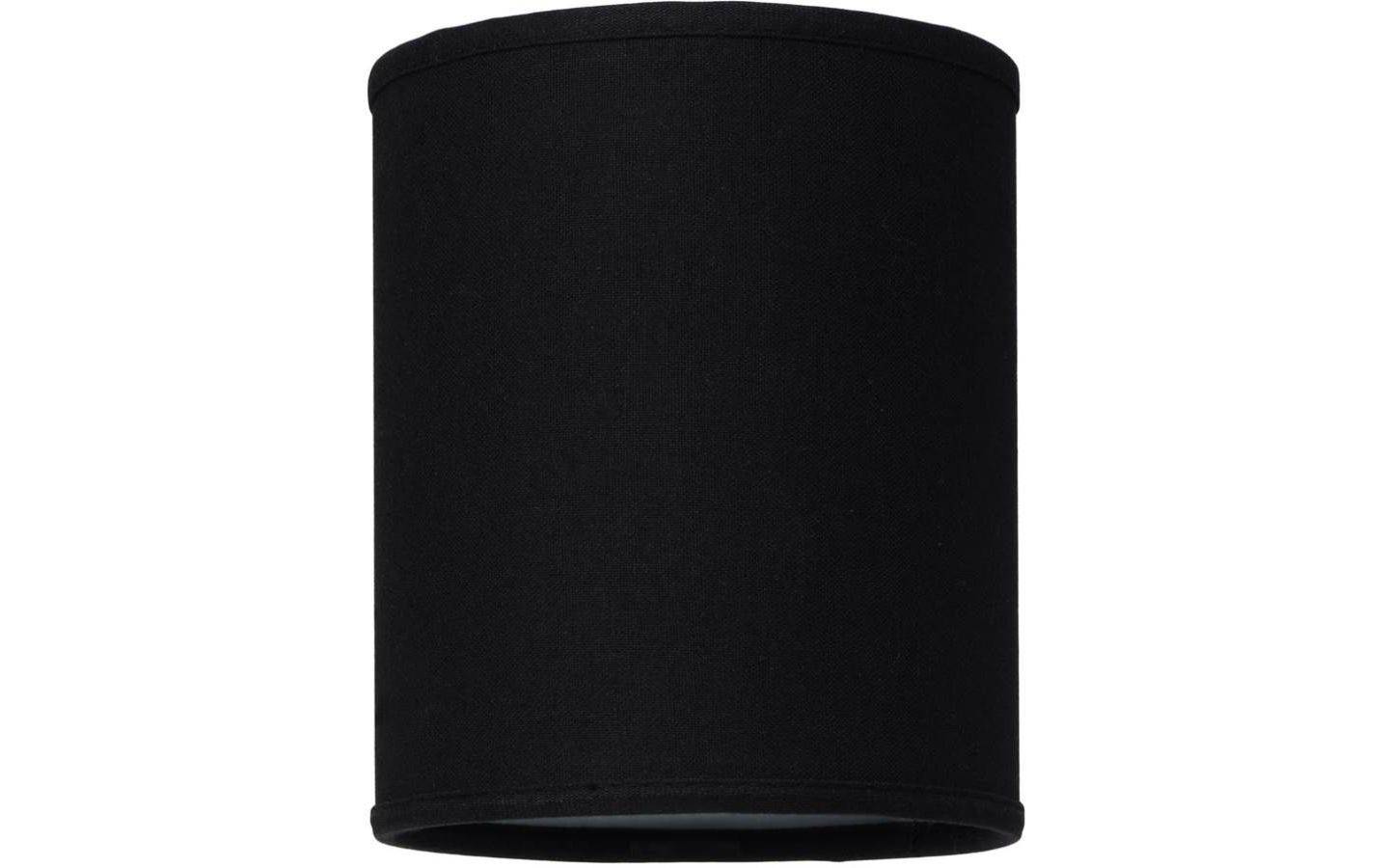 Linne Lampskärm Cylinder Ø15cm Svart