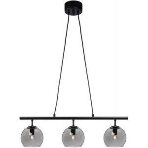 Capella Taklampa 3L Svart/Rök