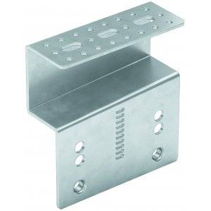 Fäste falsad betong panna gängad