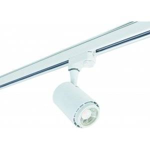 Rex II LED Track Light, 3-fas, Vit, 9W, 230V