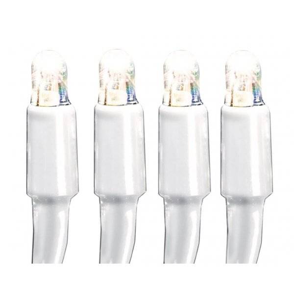 Ljusnät System LED 3x3m Kallvit Vit Kabel