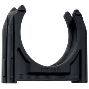 Rörfäste, EC, 20 mm, Svart, 100st/förp