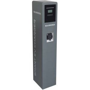Laddstople Evon, 2x22kW, WiFi/4G/Ethernet, 64A, 3-fas med uttag, Typ 2, IP54