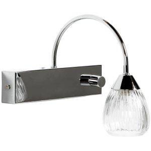 Öckerö Vägglampa Krom/Klar IP21