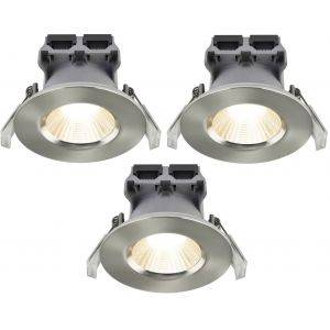 Fremont 3-Kit IP65 2700K Downlight Borstat stål