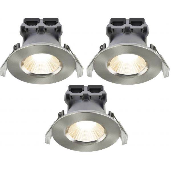 Fremont 3-Kit IP65 2700K Downlight Borstat stål