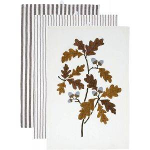 Gaby Kökshandduk 3P M Brun 3x47x70cm