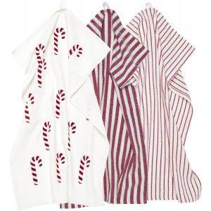 Gaby Kökshandduk 3P Röd 3x47x70cm