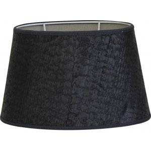 Wood Lampskärm Svart (L25/20,5 cm, H17 cm, Dj17/13 cm)