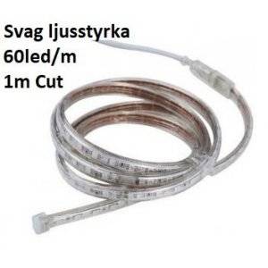 copy of LEDstrip 230V 2,5W/m 60led/m 1m Cut Metervara