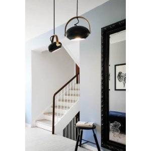 DC Taklampa Ø18 G9 Svart / Ek