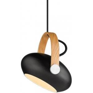 DC Taklampa Ø18 G9 Svart / Ek