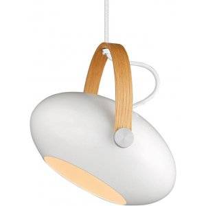 DC Taklampa Ø26 E27 Vit / Ek