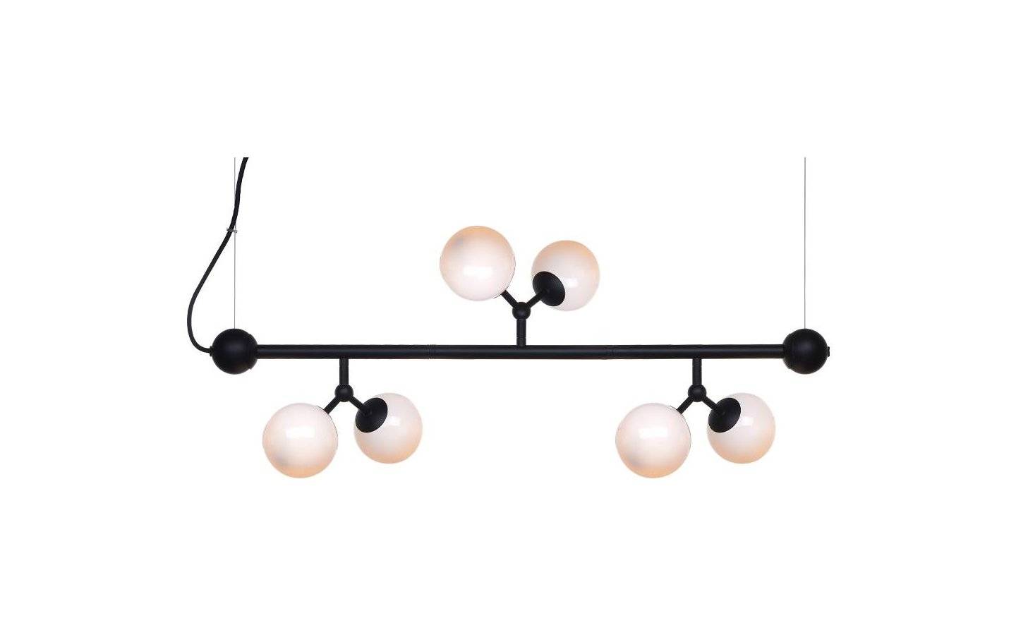 Atom Taklampa 80cm Svart/Opal 