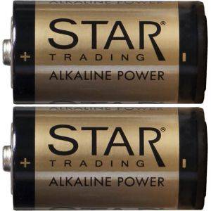C-Batterier 2-pack 1,5V Power Alkaline Longlife
