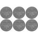 CR2032-batteri, Lithium 3V, 6-pack