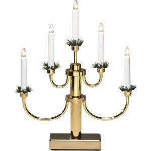 Elljusstake 5 ljus metall förmässingad 24V/IP20