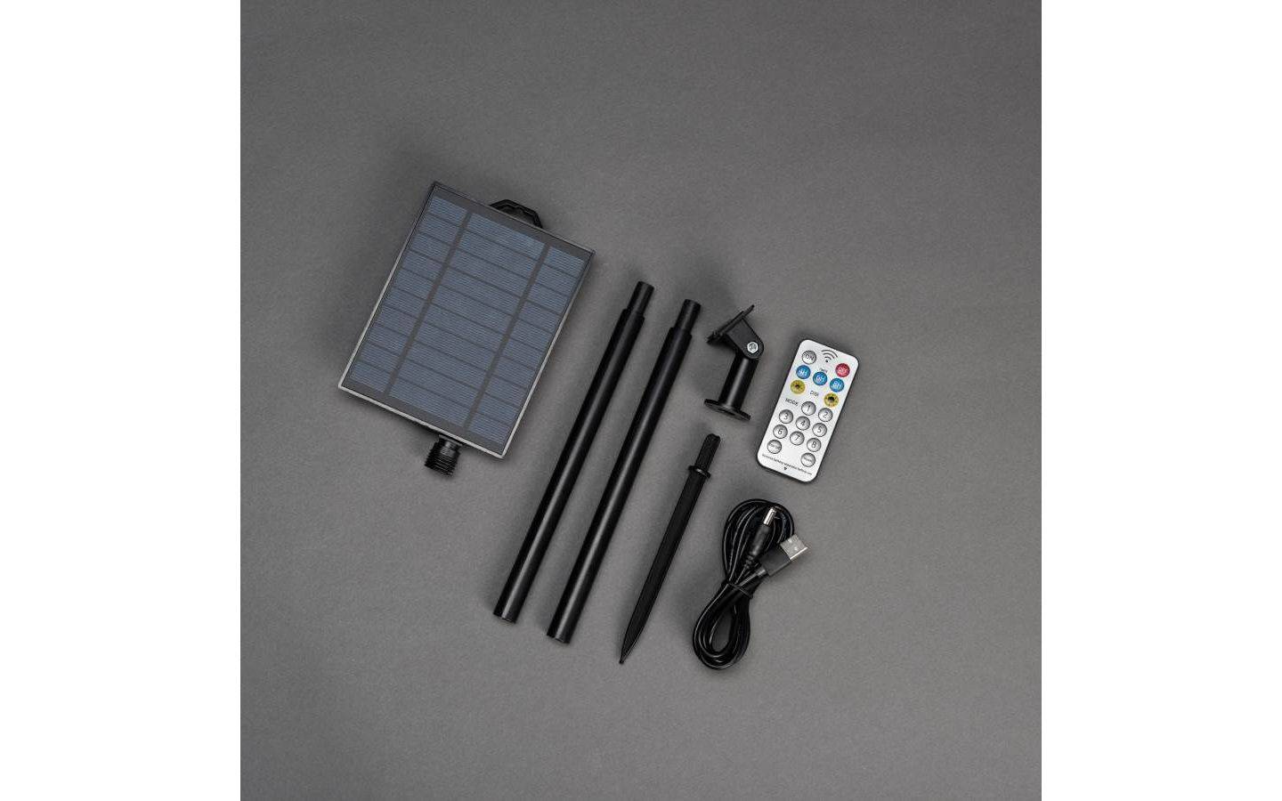 Batteribox med Solpanel. Sensor/ Timer/Dimmer/Multifunktion