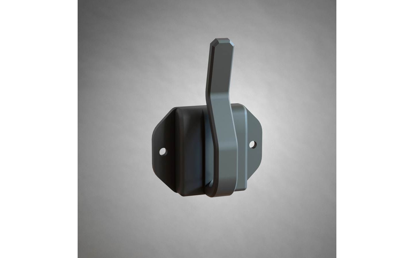 Svart väggfäste, 5 st. Används med 3825-900. IP44