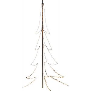 Flaggstångsslinga 3x137 amber M-LED svart soft kbl 24V/IP44