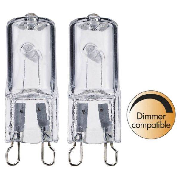 Halogen G9 2700K 90lm 15W 2-pack