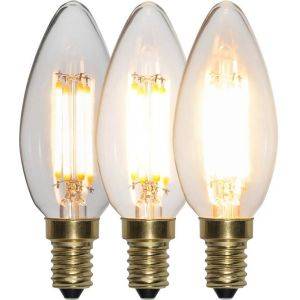 LED E14 Kron 3-Steg DIM-Minne 2100K 400lm 4W(40W)