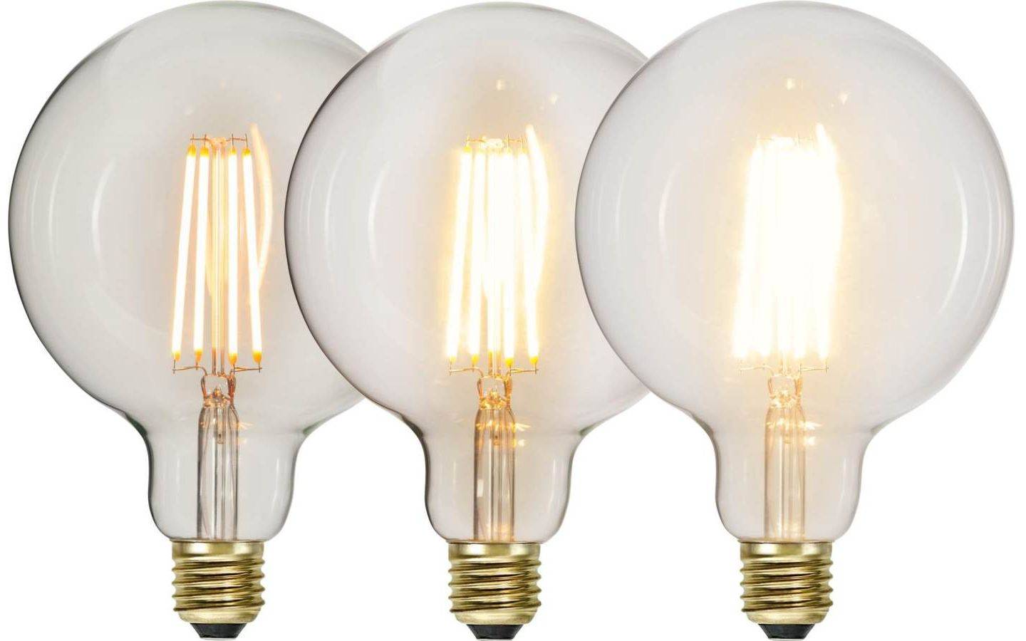 LED E27 3-Steg DIM Glob 125mm Soft Glow 2100K 700lm 6,5W(50W)