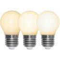 LED E27 3-Steg DIM-Minne Klot Opal RA90 2700K 350lm 4W(32W)