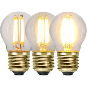 LED E27 3-Steg DIM-Minne Klot Soft Glow 2100K 400lm 4W(40W)
