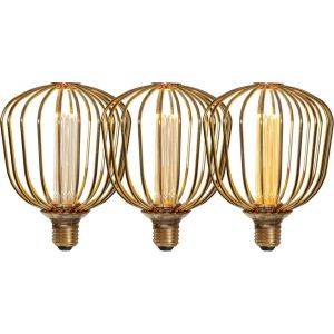 LED E27 3-Steg DIM-Minne Stor 130mm 1800K 180lm 4,3W(15W)