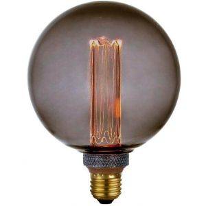 LED E27 3-Steg DIM Glob 125mm 1800K 200lm 5W(20W) Smoke