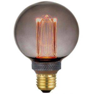 LED E27 3-Steg DIM Glob 80mm 1800K 200lm 5W(20W) Smoke