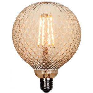 LED E27 Glob Soft Glow 125mm 1800K 130lm 2W(10W) Klar