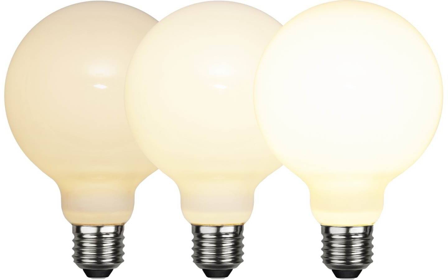 LED E27 3-Steg DIM Glob 95mm Opal RA90 2700K 800lm 7,5W(60W)