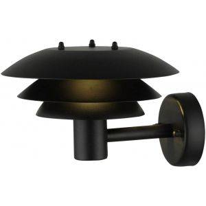 Vägglampa Meja Svart IP44