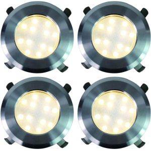 Decklight 70mm 4-set Bolthi Connect 12V Stål IP67