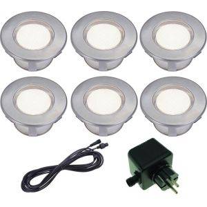 Decklight LED 65 mm 6-set Bolthi Connect 12V Stål IP67